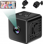 cyi Mini Portable Video Camera 2.4G WiFi, Small Camera HD 1080P with Motion Detection, Small Wireless Video Recorder with Loop Recording & Cloud Storage, Ideal for Garages, Offices, Warehouses, etc.
