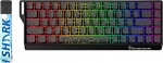 GK GAMAKAY x NaughShark NS68 Rapid Trigger Wireless Gaming Keyboard, BT/2.4GHz/Wired 8KHz 0.01 mm RT, Hall Effect Outemu Peach Crystal Magnetic Switch klaviatuur (mustapoolne tr&uuml;kitud, kolmekordne režiim)