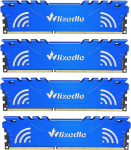 DDR3 RAM 32GB Kit (4x8GB) 1600MHz CL11 U-DIMM Wlizedle Desktop Memory PC3-12800 240-Pin 1.5V 2Rx8 Dual Rank Channel Non-ECC Unbuffered PC arvuti Sdram Sticks mooduli uuendamine, sinine