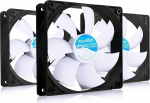 AABCOOLING Super Silent Fan 12 PWM - Vaikne ja t&otilde;hus 120 mm korpuseventilaator 4 vibratsioonivastase padjaga - Cooler, ventilaator, vaikne ventilaator, ventilaator PC, 10-19 dB(A), 24,5-63 m3/h - 3 tk v&auml;&auml;rtuspakendiga