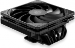 ID-COOLING IS-67-XT BLACK 67 mm madala profiiliga protsessorijahuti 6 soojusjuhtmega, &otilde;hujahuti HTPC, ITX ja v&auml;ikeste vormifaktorite jaoks, &otilde;huke ventilaator 120 x 15 mm, toetab Intel LGA1700/1200/115X, AMD