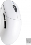 MAMBASNAKE Attack Shark X8PLUS traadita m&auml;nguhiir PixArt PAW3395PRO Sensor 40000DPI BT/2.4GHz/Wired 55g Super Lightweight Mouse Dual Layer PTFE Feet for PC/Xbox/PS/Mac (valge)