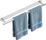 Hapivida r&auml;tikuhoidja 304 roostevabast terasest r&auml;tikuhoidja Modern Style Rod r&auml;tikuhoidja kleepuv seina vannitoa r&auml;tikuhoidja Puncture Free K&ouml;&ouml;k tee r&auml;tikuhoidja kuld (60 cm)