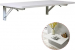 Klapptisch zur Wandmontage, platzsparend, zusammenklappbar, Werkbank f&uuml;r Computer, Laptop, K&uuml;che, 60 x 40 cm, 70 x 40 cm, 80 x 40 cm, 80 x 40 cm