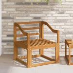 Moderne Outdoor Sofagarnitur aus langlebigem Akazienholz als Gartenm&ouml;bel Set f&uuml;r eine Moderne Garten Sofagarnitur aus Massivholz Akazie und langlebige Terrassenm&ouml;bel Akazie