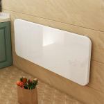 Kokkupandav seinalaud, kokkuklapitav seinalaud, s&ouml;&ouml;gilaud, arvutilaud, kokkuklapitav laste t&ouml;&ouml;laud, seinale riputatav laud, ujuv multifunktsionaalne k&ouml;&ouml;gilaud, valge, 45 suurust (100 x 50 cm / 39 x 20