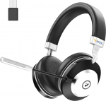 Juhtmevabad Bluetooth-kuuldeaparaadid m&uuml;ravastase mikrofoniga, USB-dongle, k&otilde;rvaklapid kontorik&otilde;rvaklapid arvutile/lauaarvutile/lauaarvutile/telefonile, meeskonnale/ruumile/skype'ile, topelt&uuml;hendus