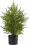 Nearly Natural 0,6 m Norfolk Island Pine Natural Look kunstpuu dekoratiivses istutuskastis roheline