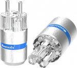 Monosaudio HiFi Schuko pistikupesa ja IEC C15 &uuml;hendus High-End IEC pistikupesa 16A 250V Audiophile toite&uuml;henduse pistikupesa (Rhodinated, alumiinium kest, E107R/F107R)