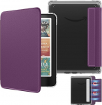 MoKo Abnehmbare Magneth&uuml;lle 7 Zoll f&uuml;r E-Reader mit automatischer Aktivierung/Deaktivierung, Tiefpurpur