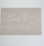 AMDXD j&otilde;uluplatsmatid, 4 tk, 70% PVC + 30% PET, pestavad j&otilde;uluplatsmatid, teemantikujulise mustriga, libisemisvastased, lauaalused, kohvilaud, beež, 45 x 30 cm