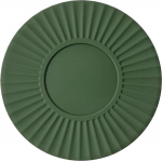 Premium-Tischset aus Silikon, hitzebest&auml;ndig, Tischset, Tassenunterlage, Tellerunterlage, rutschfestes Design, Tischsets und Untersetzer for Schutz des Esstisches for den Heimgebrauch(Green 2pcs)