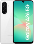 Samsung Galaxy A26 5G AI nutitelefon ilma lepinguta, Simlock tasuta AI mobiiltelefon Androidiga, 6 GB RAM, 128 GB m&auml;lu, 50 MP kaamera, valge, 2,5-aastane garantii [eksklusiivne Amazon]