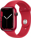 Apple Watch Series 7 (GPS, 45 mm) alumiiniumist korpus koos punase spordirihmaga (uuenenud)