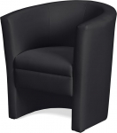 KHG kokteilitool must kunstnahast 73 x 78 x 60 cm, istme k&otilde;rgus 42 cm, istme laius 46 cm, vahtpolster, lihtne ja ajatu disain, ideaalne elutuppa, lugemisnurka, k&uuml;lalistetuppa, kontoritooliks.