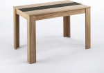 byLIVING NORI S&ouml;&ouml;gitoa laud / Sonoma Tamme v&auml;limusega helepruun / P&ouml;&ouml;ratav must v&otilde;i valge / Kompaktne k&ouml;&ouml;gilaud / S&ouml;&ouml;gilaud 120 cm lai / Laua 18 mm lauaplaat / 120 x 80 x H 75 cm