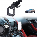 METYOUCAR auto telefoni hoidik Jaguar F-Type 2013-2024 keskkonsooli p&ouml;&ouml;ratav fikseeritud telefoni hoidik auto jaoks, sobib iPhone'i, Androidi ja universaalsete nutitelefonide hoidikule (A)