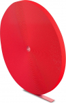 Klettbandrolle Doppelseitig - Kabelbinder aus Klettband f&uuml;r das Perfekte Kabelmanagement - Velours-Qualit&auml;t - LTC ROLL STRAP - 25 m x 16 mm - Rot - PRO 1260