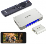 4K HDMI videosalvesti koos AV HDMI adapteriga RCA &uuml;hildub VHS, videomakk, DVR, DVD, Hi8, Mini DV, videokaamera, kassett, m&auml;ngukonsoolid, ei vaja arvutit.