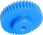 Kunststoff-Motorzahnrad, sinine Nylon-Stirnrad, 1,5M, 16T, 27 mm Durchmesser, Stufenverzahnung, just Z&auml;hne, Verschiedene Bohrungsgr&ouml;&szlig;en(12mm bore)
