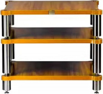 3-tasandiline HiFi Rack AV riiul HiFi tahke puidust heliriiul k&otilde;lariv&otilde;imendi kabinet TV stend koos meedia riiulitega Audio Video komponendid (v&auml;rv : puidu v&auml;rvi, S: 60 x 70 x 48 cm)
