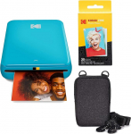 KODAK Step Printer traadita mobiilne fotoprinter tsinktehnoloogiaga (sinine) reisikomplekt