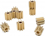 Hammasratta hammasratas mootor k&auml;igukast 10tk 0.6M 8T Coper osad hammasratas 1.98mm 2mm auk
