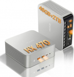Reatan X8 mini PC, AMD Ryzen AI 9 HX-470 (12C/24T, kuni 5,2 GHz), 48GB DDR5, 2TB PCIe 4.0 SSD, Radeon 890M, miniarvutid, alumiiniumsulam, OCuLink, 2xUSB4, 4K Quad Display, WiFi7/BT 5.4, 2,5G LAN.