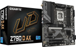 GIGABYTE Z790 D AX emaplaat - toetab Intel Core 14. p&otilde;lvkonna protsessoreid, 12+1+1 faasi digitaalne VRM, kuni 7600MHz DDR5 (OC), 3xPCIe 4.0 M.2, Wi-Fi 6E, 2.5GbE LAN, USB 3.2 Gen 2.