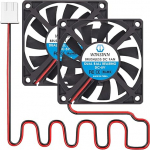 WINSINN DC 70 mm ventilaator 5 V 7010 topelt kuullaagritega 5 Volt harjadeta jahutus 70 x 10 mm 2 Pin (2 tk)