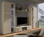 M&Ouml;BEL IWMAR elutoa m&ouml;&ouml;blikomplekt Rumba XL, 300 x 190 x 40,5 cm, elutoa m&ouml;&ouml;bel, 2 k&otilde;rget elutoa kappi, elutoa kapp koos RTV lauam&ouml;&ouml;blikomplektiga, rippuv riiul, parim elutoa m&ouml;&ouml;blikomplekt.