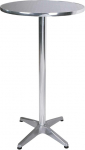 Premier Housewares alumiiniumist Bistro k&otilde;rge &uuml;mmargune laud, 110 x 60 x 60 cm
