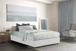 Talamo Italia - Maria Kahekohaline voodi, konteinervoodi, 100% Made in Italy, eesmine avaus, sobib madratsile cm 160 x 200, valge