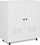 JINKUR arhiveerimiskapp kontorikapp hoiukapp metallkapp teraskapp mitmeotstarbeline kapp puhvetikapp koridorikapp metallist hoiukapp reguleeritava riiuliga (valge)