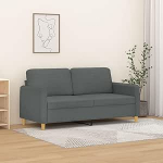 2-kohaline diivan Kahekohaline diivan Lounge diivan Diivan Polsterdatud diivan Relax diivan K&uuml;lalissohv Diivan Leinasohv diivan elutuppa magamistuppa k&uuml;lalistetuppa Tumehall 140 cm Kangas