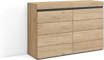 Skraut Home sahtlitega kapp 114 x 75 x 35 cm Magamistuppa, tuppa, riidekappi, kapp, kaasaegses stiilis, tammepuust