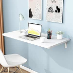 Klappbarer, an der Wand montierter Werkbank-Klapptisch, wandmontierter Tisch, klappbar, f&uuml;r kleine R&auml;ume, Schreibtisch, B&uuml;ro, Zuhause, K&uuml;che, an der Wand montierter Esstisch (mehrere Gr&ouml;&szlig;en)