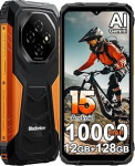Blackview Fort 1 AI V&auml;limaa mobiiltelefon ilma lepinguta, 12GB + 128GB/2TB 4G Android 15 nutitelefon, 6,56-tolline HD + 90Hz, 10000mAh 16MP + 8MP ehitusplatsi mobiiltelefon, IP68/NFC/OTG/3 pesa/GPS
