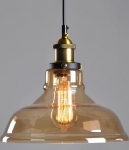 Vintage Industrial rippvalgusti, loominguline merevaigukollane klaasist lambivarju, rippvalgusti, l&uuml;htri, laevalgusti Loft, restoran, koridor, kohvik, baar