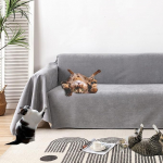 PEXXSUII Lambi diivanivaip, veekindel, libisemiskindel, vastupidav, t&auml;ielik, diivanipadi, kangas, m&ouml;&ouml;bel, diivanikaitse, lemmikloomade, karvade, laste, floppide, koera, kassi, kriimustuste eest, 380 x 180 cm.