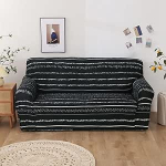 Stretch diivanikate 1 2 3 4-kohaline diivan viskab tr&uuml;kitud diivanikatted pehme pol&uuml;ester elastse p&otilde;hjaga 1-osaline H-1 istuja (90-140 cm)