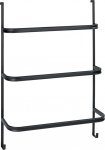 WENKO Irpinia towel rail with 3 towel rails easy to hang on shower screen or door steel.