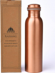RAJRANG BRINGINGING RAJASTHAN TO YOU Pure Copper Water 100% Pure Bottle 950 ML - lekkimiskindel disain anum Ayurveda tervise eelised 32 oz sportimiseks, fitness, jooga