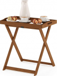Furinno Tioman FG19557 Hardwood Garden Table, Natural