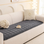 MYSKY HOME Diivanikatte L kuju, diivanikaitse libisemisvastane, diivanikatte 3-kohaline universaalne diivanipesu, diivanikatte elutuppa, diivaninurkade kate, koerte tekid, pestav, tumehall, 70 x 180 cm, 1