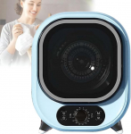 Kaasaskantav kondensaatorkuivati, v&auml;ike, 5 kg mahutavus, kompaktne tsentrifuug, 0,8 kg koormus, energiat&otilde;hus, ideaalne v&auml;ikestesse ruumidesse, ideaalne v&auml;ikestesse ruumidesse (sinine)