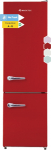magictec Retro k&uuml;lmik koos s&uuml;gavk&uuml;lmikuga | 179 cm | 236 L (168 L/68 L) | Total No Frost | Cool Freezer Combination | Electronic Control | Door Alarm | Red