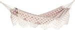 AMAZONAS XXL Boho v&otilde;rkkiik Brasiiliast Rio Bordeaux (Jacquard) 250 cm x 160 cm kuni 200 kg Punase mustriga Boho v&otilde;rkkiik