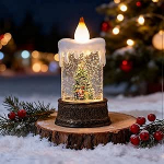 J&otilde;ululaua kaunistus j&otilde;ulupuu lumekuul