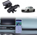 METYOUCAR auto mobiiltelefoni hoidik Mazda MX-5 ND 2016-2024 keskne &otilde;huventilaator paremal k&uuml;ljel p&ouml;&ouml;ratav fikseeritud mobiiltelefoni hoidik autole, mis sobib iPhone'ile, Androidile ja universaalsetele nutitelefonidele (stiil B)